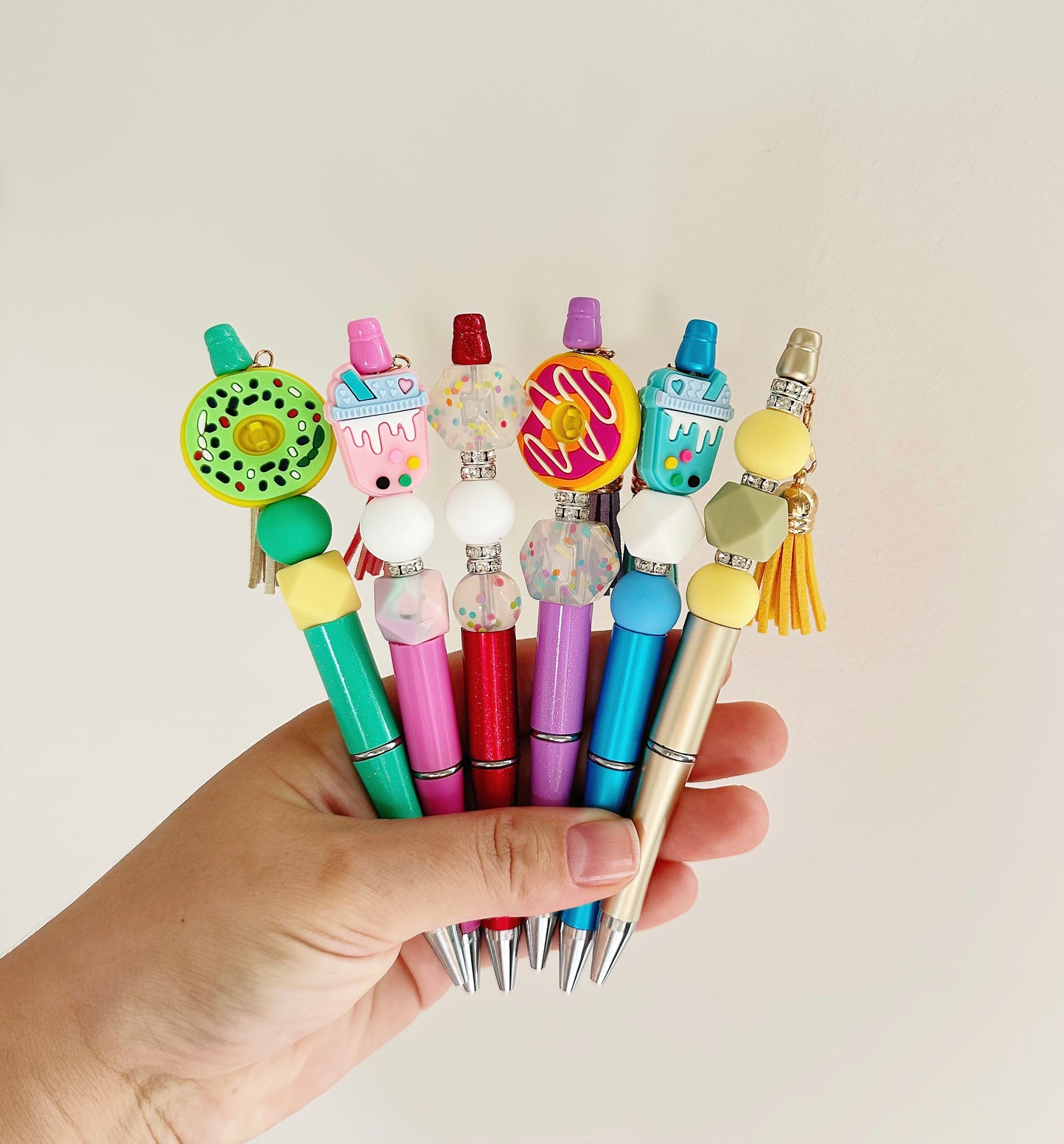 Bright Beaded Pens