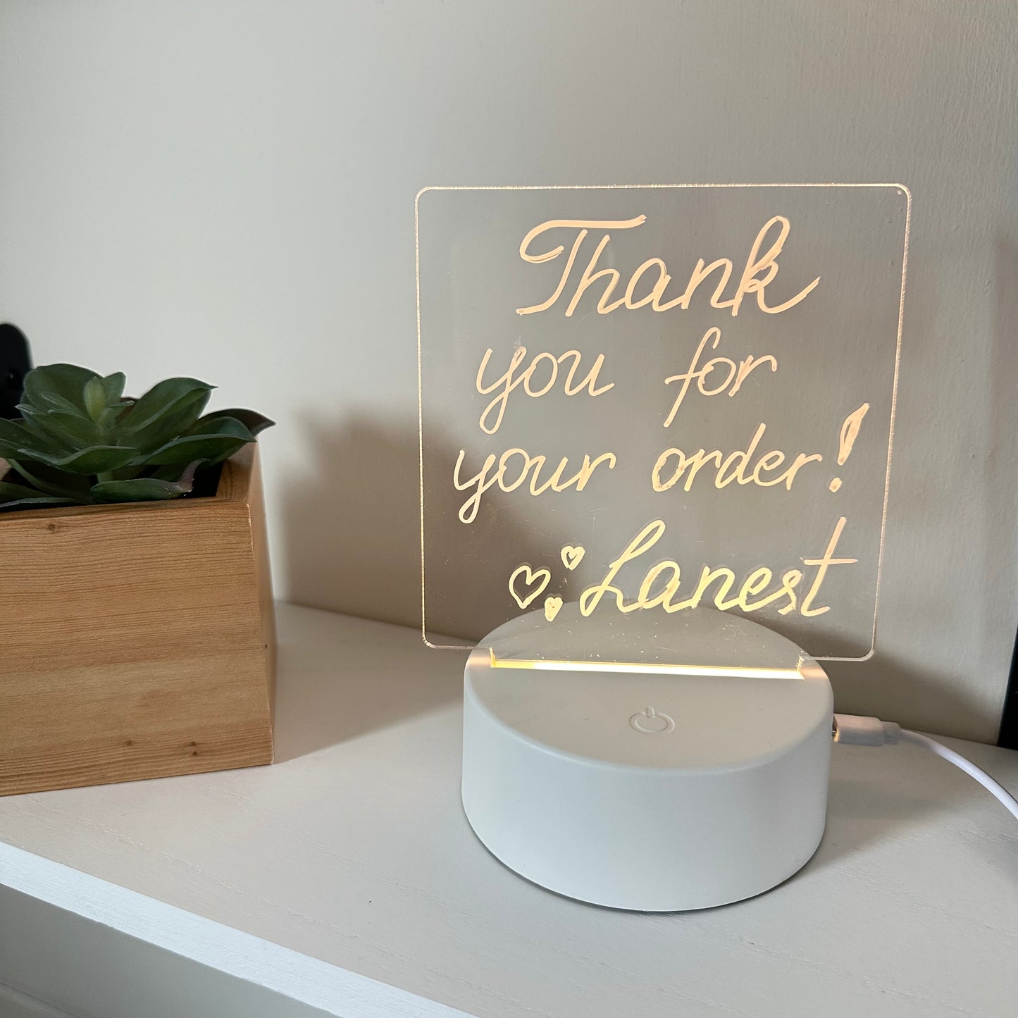 Acrylic LED Writing Lamp