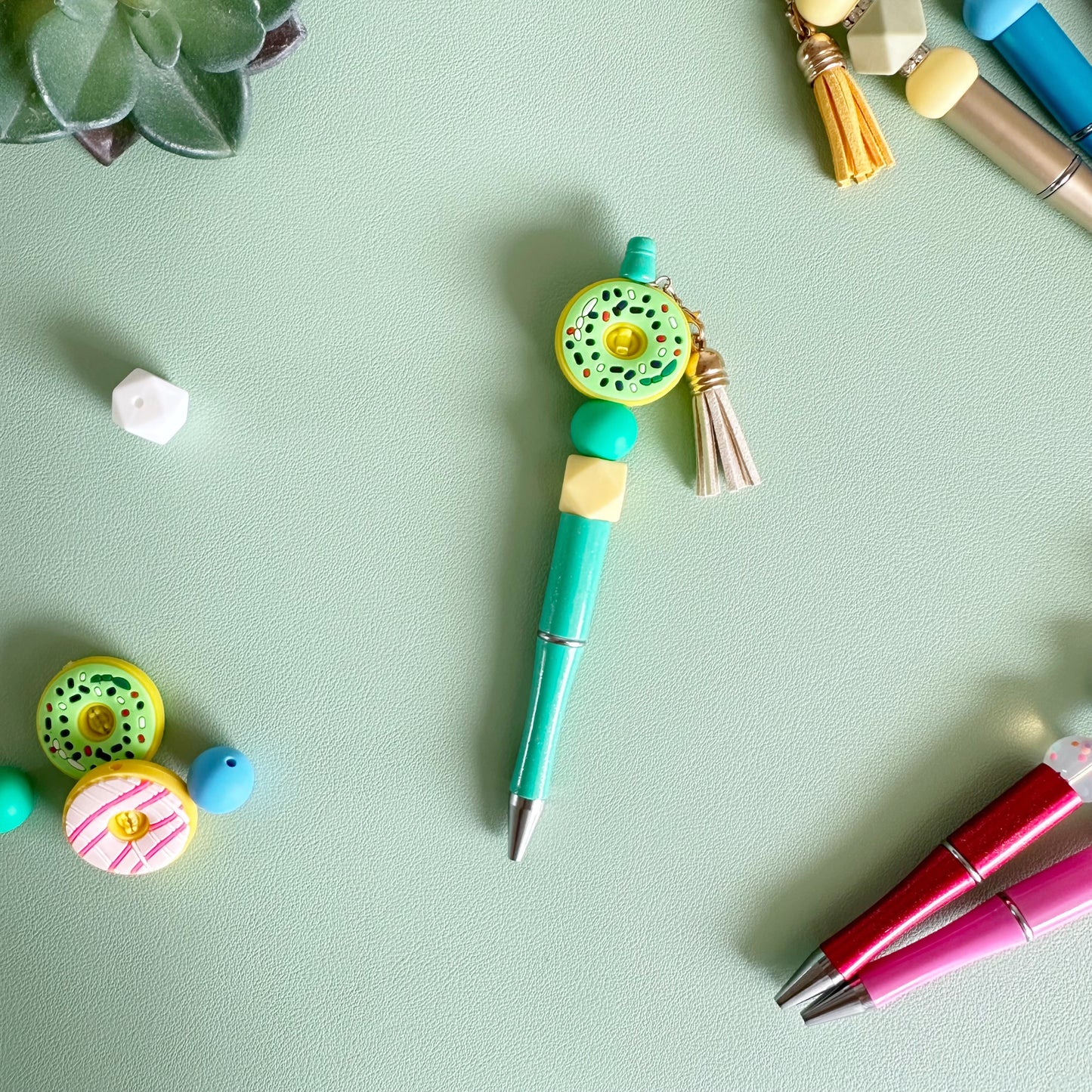 Bright Beaded Pens