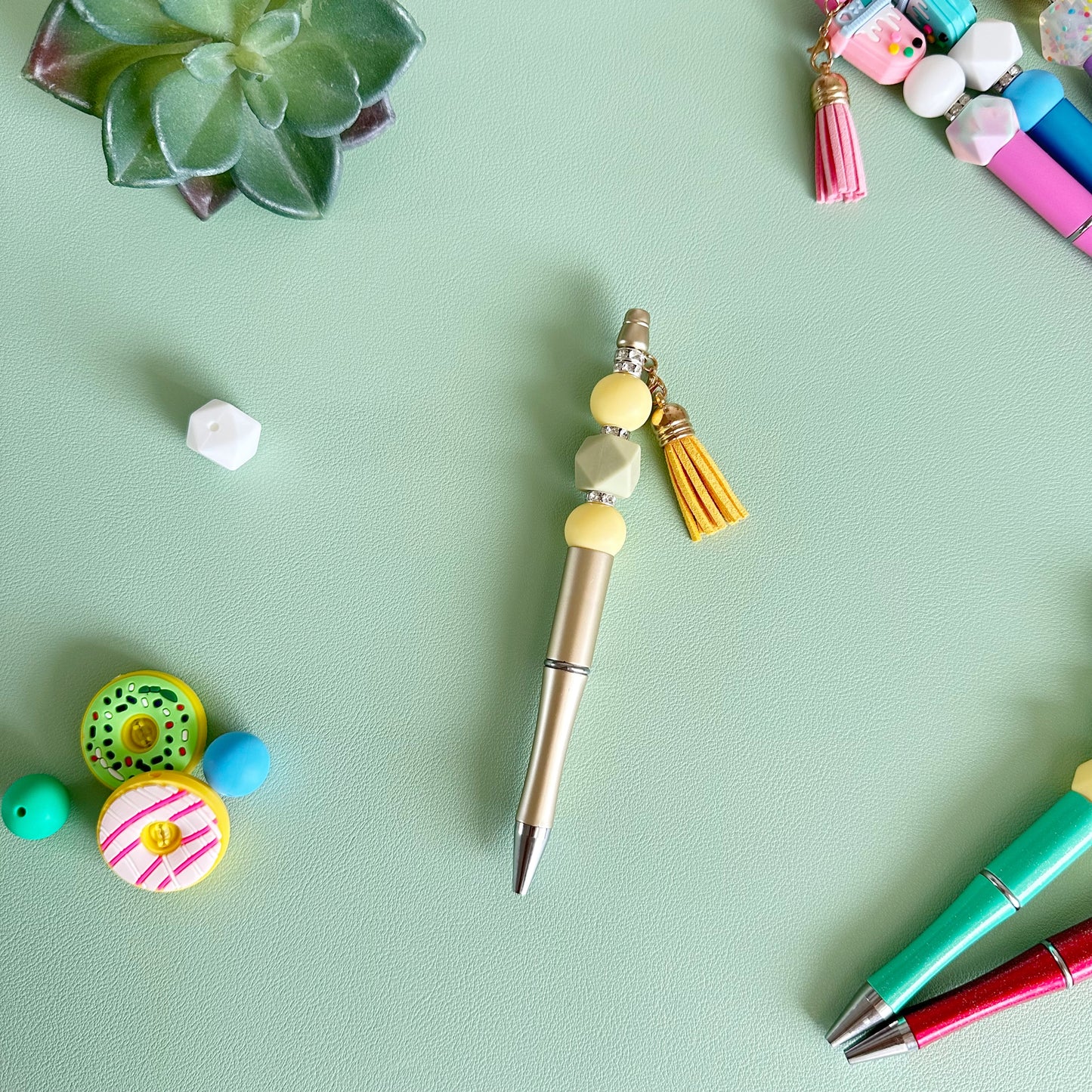 Bright Beaded Pens