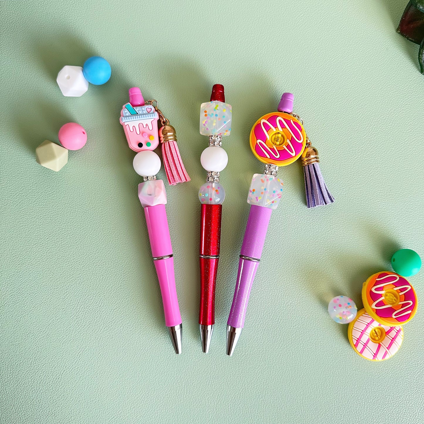 Bright Beaded Pens