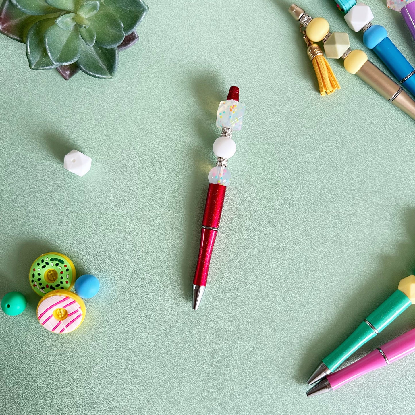 Bright Beaded Pens