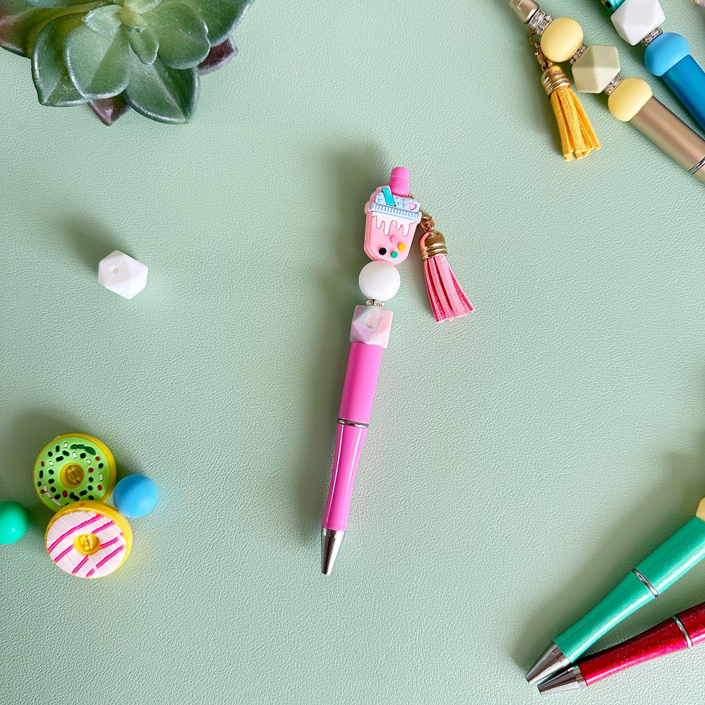 Bright Beaded Pens