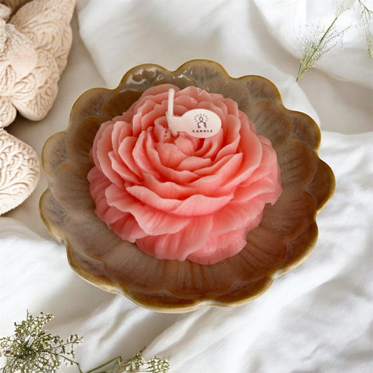 Soft Pink Blossom Candle